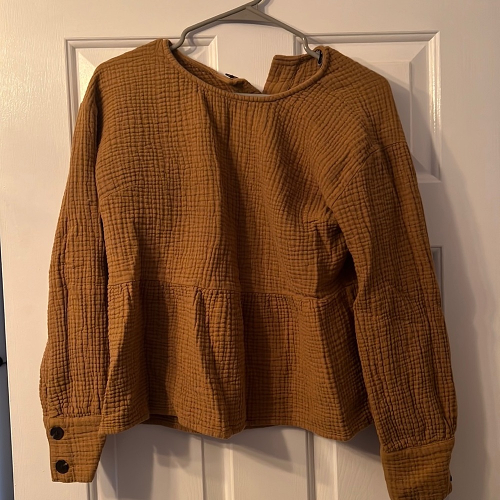 Madewell button top